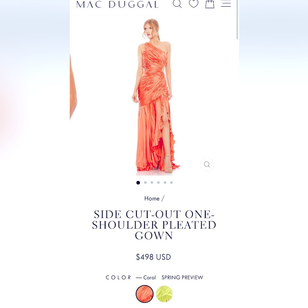 BREATHTAKING MAC DUGGAL Gown - new with tags